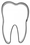 Ausstechform Zahn