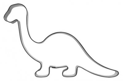 Ausstechform Brontosaurus